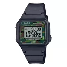 Reloj Casio W217h-3b Para Hombre Iluminador 5 Atm Digital