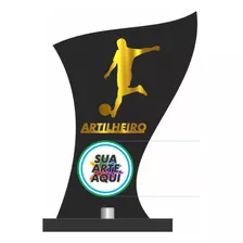 Troféu P/ Personalizar Artilheiro Mdf E Acrílico