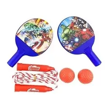 Brinquedo Conjunto Esportivo - Corda E Raquetes - Vingadores