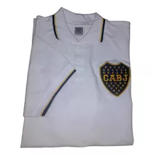 Chombas Boca Juniors, Escudo Bordado Talle M