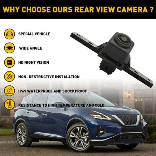 Black Front Bumper View Camera For Nissan Murano 15-19 N Oad Foto 5