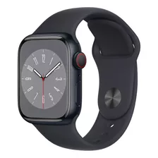 Apple Watch S8 45mm Gps+cellular Meia Noite 