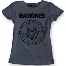 The Ramones Blusa Dama Carbón Rott Wear