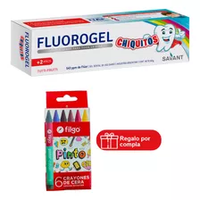 Pasta Fluorogel Chiquitos Gel Tutti Fruti 60g + Regalo