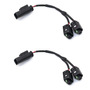 2x Shu Motorcycle Quick Connect Cable Set 1 Seat 