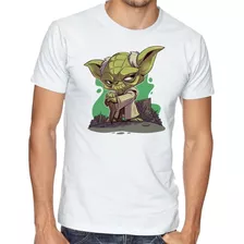 Camiseta Luxo Yoda Star Wars Jedi Guerra Nas Estrelas Serie