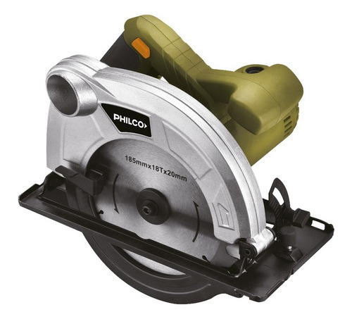 Sierra Circular Philco Sc1201dh 1200w 5000rpm C- Verde Musgo