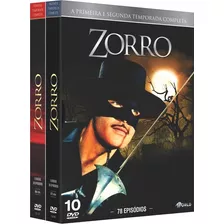 Box Zorro - Primeira E Segunda Temporada - 10 Discos