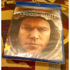 Blu Ray Perdido Em Marte Com Matt Damon , Lacrado 