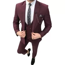 Terno Slim Masculino Original - ( Calça + Blazer )