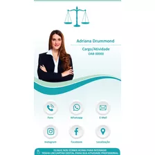 Cartao De Visita Digital Interativo - Advocacia Advogado 35