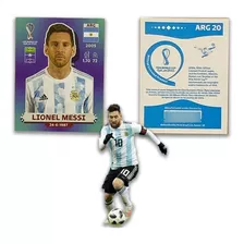 Messi Figurinha Albúm Da Copa 2022 Normal 