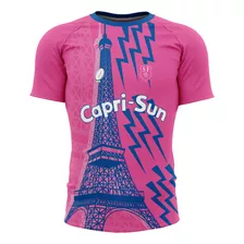 Camiseta De Rugby Picton Paris Stade Frances Elastizada Stre