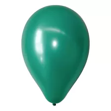 Pack X 50 Globos De Latex Verde Perlado De 12 Pulgadas