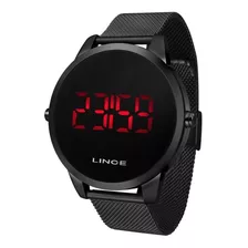 Relógio Lince Masculino Ref: Mdn4586l Pxpx Digital Led Black