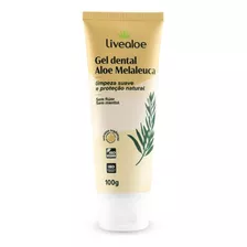 Pasta Gel Dental Natural Melaleuca Vegano 100g Livealoe