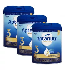 Kit Com 3 Aptanutri Premium 3 Fórmula Infantil 800g Cada