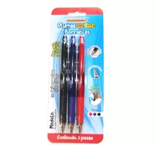 Plumas De Tinta Borrables Pascua 3 Colores