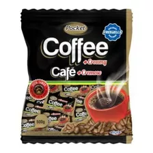 Pacote Bala De Café Pocket Cremosa Coffee - 500g - Riclan