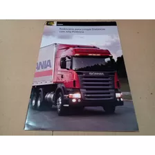 Catálogo Folder Scania Alta Potência C/8 Pg Medida 30x21 Cm