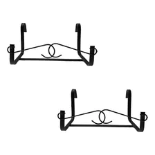 2 Soportes Reforzados Balconero Para Maceta Jardinera 25 Cm