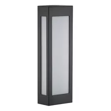 Arandela Externa Luminária Parede 2 Lamp Quadrada Cores 440 Cor Preto 127v/220v