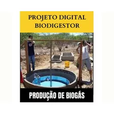 Projeto Arquivo Biodigestor Biogás Envio Grátis 