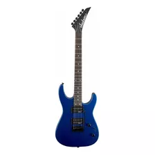 Guitarra Elétrica Jackson Js Series Js12 Dinky De Choupo Metallic Blue Brilhante Com Diapasão De Amaranto