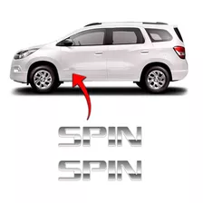 Par Escrita Friso Adesivo Lateral Chevrolet Spin