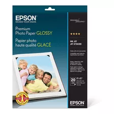 Papel Fotografico Glossy Epson (20x25cm) 20 Hojas