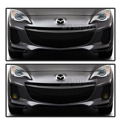 2012-2013 Mazda 3 Mazda3 Sedan 4/5dr Yellow Bumper Fog L Dtm Foto 6
