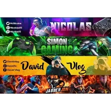 Banner + Logo + Vinheta + Final De Vídeo - Canal Do Youtube 