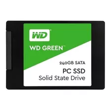 Disco Sólido Interno Western Digital Wd Green Wds240g2g0a 240gb Verde Original E Lacrado