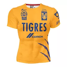 Playera Full Print Equipo Futbol Uniforme Tigres