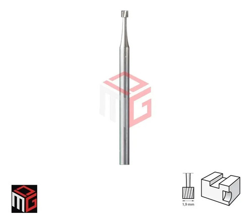 Fresa Grabado Dremel 110 Recta 1.9mm Accesorio Minitorno Dgm