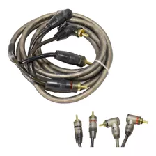 Cable De Audio Y Video Avc 2x2 Rca Plug X Plug En L 1,8mts