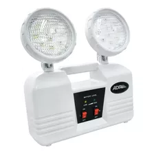 Lámpara De Emergencia Adir Ad-1947 Led Con Batería Recargable 120v Blanca