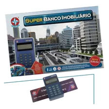 Jogo Super Banco Imobiliário Com Maquininha Azul - Estrela
