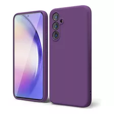 Funda Oakxco De Silicona Para Galaxy A54 Violeta