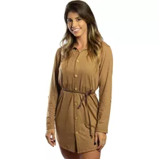 Chemise Camisão Feminino Estiloso E Confortável Malha Eco