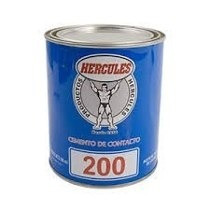 Pega Amarilla/cemento De Contacto Hercules 200 1/4 De Galon