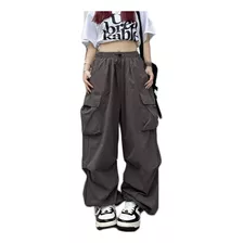 Pantalones De Mujer Cargo Pants Tipo Suelto Moda Para Dama