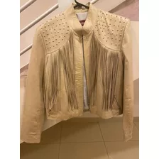 Campera De Cuero Genuino Agustino