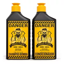 Kit Shampoo E Condicionador 250ml Danger Barba Forte