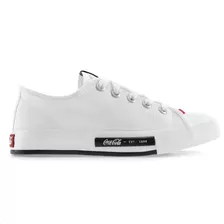 Tênis Coca Cola Daytona Branco - Feminino