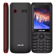 Celular Ola Juicy 2.4 Negro + Rojo Dual Sim Paragon.uy 