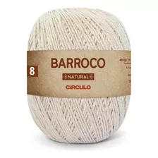 Barbante Barroco Natural 400g N° 4,6,8 Ou 10