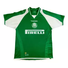 Camisa Palmeiras 2003 Home #7 Tam 14 Infantil (usada)