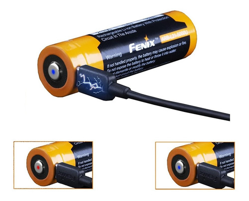 Bateria Recargable Fenix 5000mah 3.6v Ht18 Pd36r Y Otras.