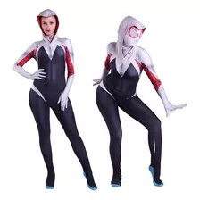 Adulto Niño Cosplay Gwen Mujer Spider-man Mono Traje